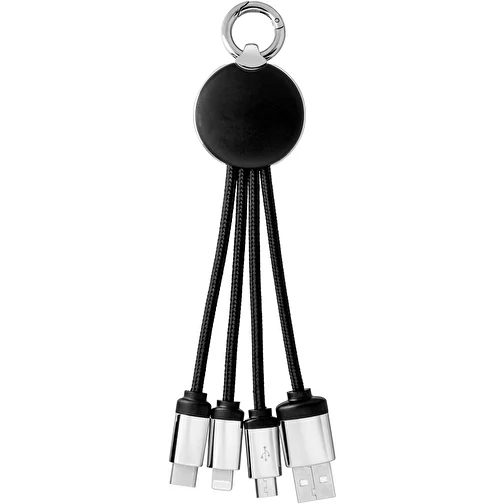 Câble de charge 3 en 1 avec éclairage REEVES-PUHALANI BLACK/WHITE, Image 2