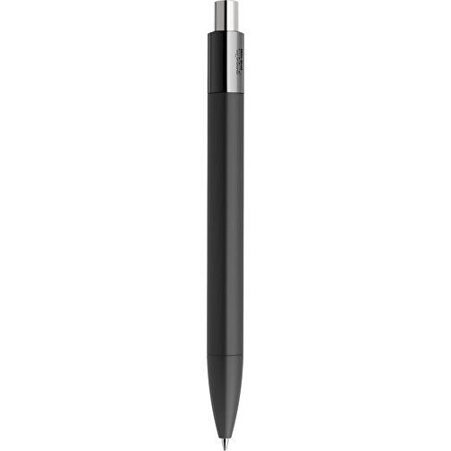Prodir DS4 Soft Touch PRR Push Kugelschreiber , Prodir, schwarz / silber poliert, Kunststoff, 14,10cm x 1,40cm (Länge x Breite), Bild 3