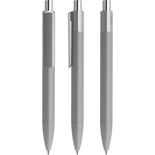 Prodir DS4 Soft Touch PRR Push Kugelschreiber , Prodir, delfingrau / silber poliert, Kunststoff, 14,10cm x 1,40cm (Länge x Breite), Bild 6