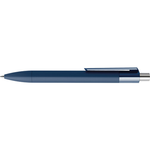 Prodir DS4 Soft Touch PRR Push Kugelschreiber , Prodir, sodalithblau / silber poliert, Kunststoff, 14,10cm x 1,40cm (Länge x Breite), Bild 5