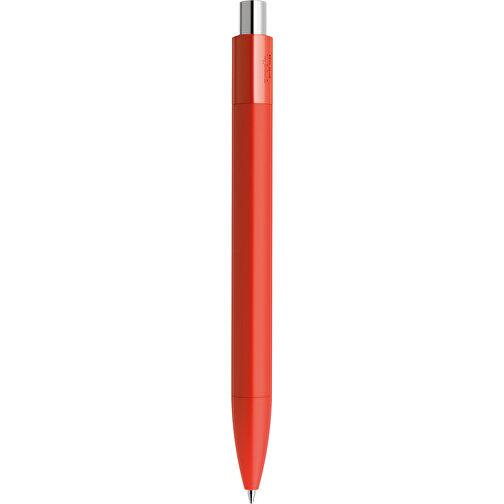 Prodir DS4 Soft Touch PRR Push Kugelschreiber , Prodir, rot / silber poliert, Kunststoff, 14,10cm x 1,40cm (Länge x Breite), Bild 3