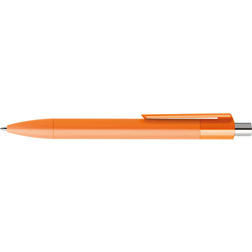 Prodir DS4 Soft Touch PRR Push Kugelschreiber , Prodir, orange / silber poliert, Kunststoff, 14,10cm x 1,40cm (Länge x Breite), Bild 5