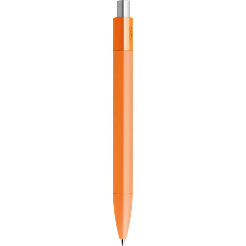 Prodir DS4 Soft Touch PRR Push Kugelschreiber , Prodir, orange / silber satiniert, Kunststoff, 14,10cm x 1,40cm (Länge x Breite), Bild 3