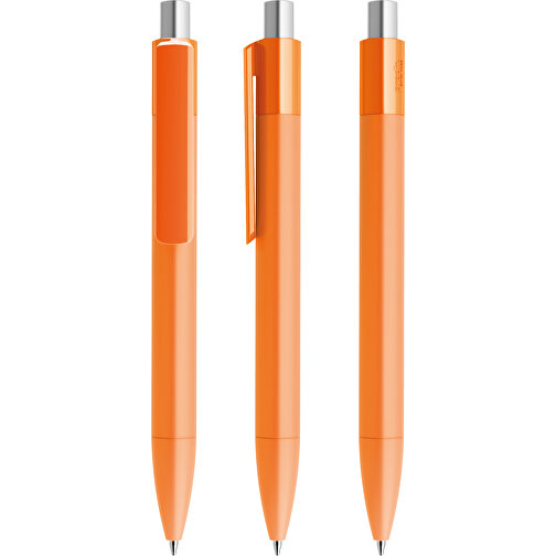 Prodir DS4 Soft Touch PRR Push Kugelschreiber , Prodir, orange / silber satiniert, Kunststoff, 14,10cm x 1,40cm (Länge x Breite), Bild 6