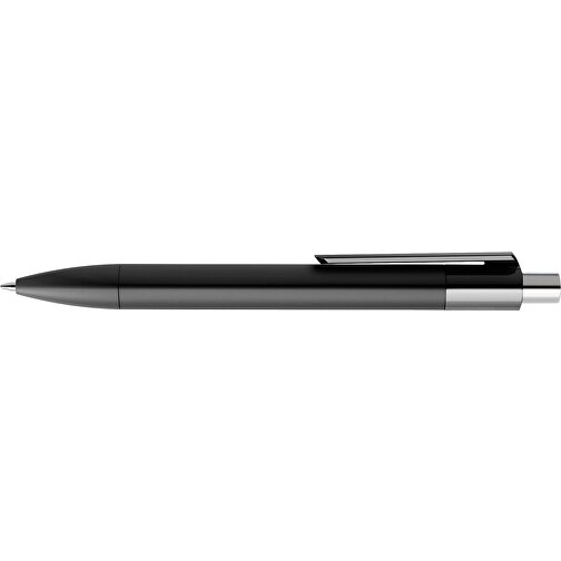 Prodir DS4 PMM Push Kugelschreiber , Prodir, schwarz / silber poliert, Kunststoff, 14,10cm x 1,40cm (Länge x Breite), Bild 5