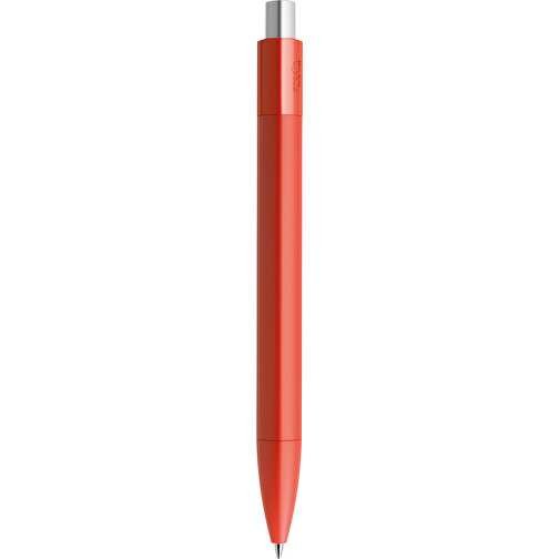 Prodir DS4 PMM Push Kugelschreiber , Prodir, rot / silber satiniert, Kunststoff, 14,10cm x 1,40cm (Länge x Breite), Bild 3