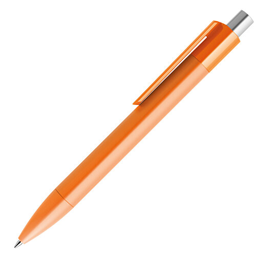 Prodir DS4 PMM Push Kugelschreiber , Prodir, orange / silber satiniert, Kunststoff, 14,10cm x 1,40cm (Länge x Breite), Bild 4