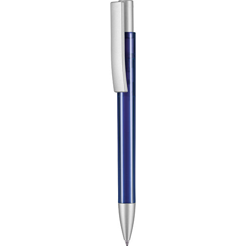 Kugelschreiber STRATOS TRANSPARENT SI , Ritter-Pen, ozean-blau, ABS-Kunststoff, 1,70cm (Länge), Bild 1