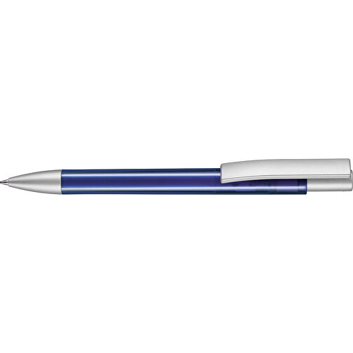 Kugelschreiber STRATOS TRANSPARENT SI , Ritter-Pen, ozean-blau, ABS-Kunststoff, 1,70cm (Länge), Bild 3