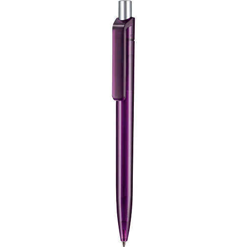 Kugelschreiber INSIDER TRANSPARENT M , Ritter-Pen, pflaume-lila, ABS-Kunststoff, 0,90cm (Länge), Bild 1