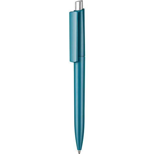 Kugelschreiber CREST M , Ritter-Pen, petrol-türkis, ABS-Kunststoff, 0,95cm (Länge), Bild 1