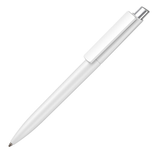 Kugelschreiber CREST M , Ritter-Pen, weiss, ABS-Kunststoff, 0,95cm (Länge), Bild 2
