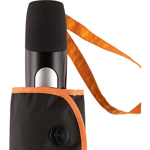 AOC-Oversize-Taschenschirm FARE® Seam , Fare, schwarz-orange, 100% Polyester-Pongee, , Bild 9