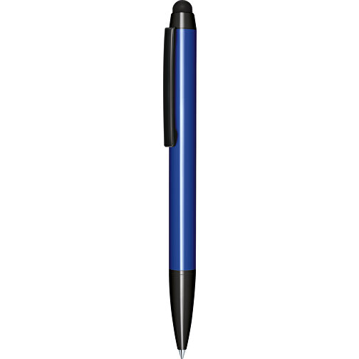 Roubill Attract Drehkugelschreiber , blau, Metall, 15,00cm x 140,00cm x 11,00cm (Länge x Höhe x Breite), Bild 1