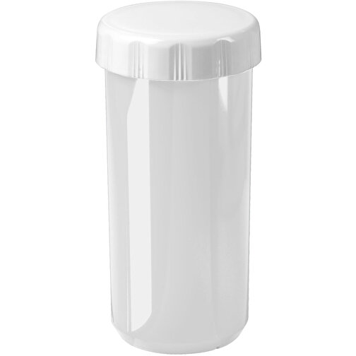 Trinkbecher 'Trinksafe' , weiß, Kunststoff, 14,00cm (Höhe), Bild 1