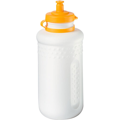 Trinkflasche 'Fahrrad' 0,5 L Mit Saugverschluss , weiss, Kunststoff, 19,70cm (Höhe), Bild 1
