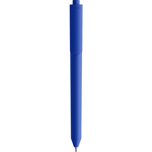 Pigra P03 Push Kugelschreiber , dunkelblau, ABS-Kunststoff, 14,00cm x 1,30cm (Länge x Breite), Bild 3