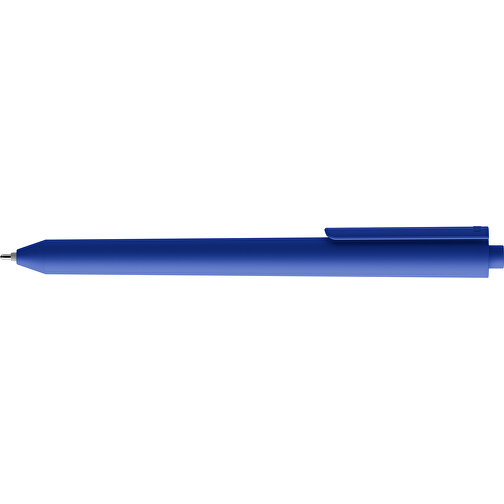 Pigra P03 Push Kugelschreiber , dunkelblau, ABS-Kunststoff, 14,00cm x 1,30cm (Länge x Breite), Bild 5
