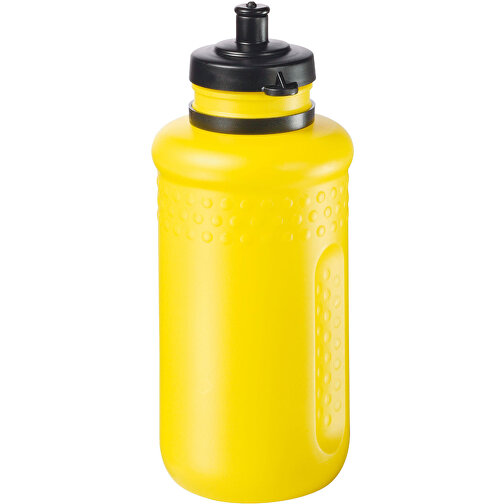 Trinkflasche 'Fahrrad' 0,5 L Mit Saugverschluss , standard-gelb, Kunststoff, 19,70cm (Höhe), Bild 1