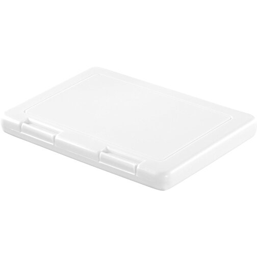 Vorratsdose 'Slim-Box' , weiß, Kunststoff, 18,50cm x 1,80cm x 12,80cm (Länge x Höhe x Breite), Bild 1