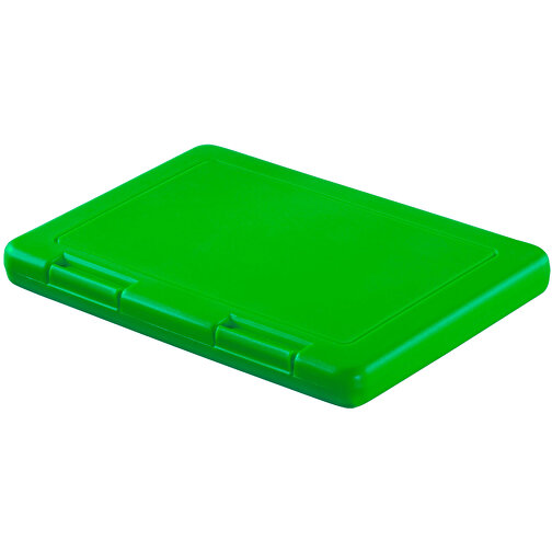 Vorratsdose 'Slim-Box' , standard-grün, Kunststoff, 18,50cm x 1,80cm x 12,80cm (Länge x Höhe x Breite), Bild 1