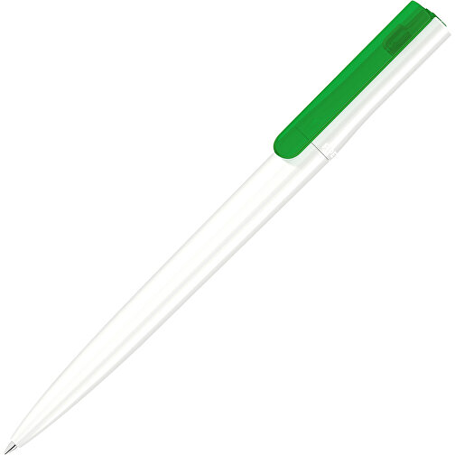 RECYCLED PET PEN Switch K Transparent , uma, grün, Kunststoff, 14,99cm (Länge), Bild 2