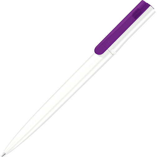 RECYCLED PET PEN Switch K Transparent , uma, violett, Kunststoff, 14,99cm (Länge), Bild 2