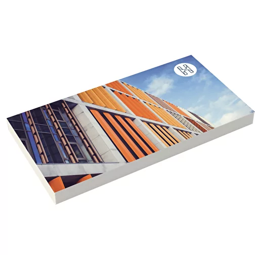 bloc note avec feuilles adhesives et couvert 100 x 137 mm, impression: 4c, Image 1