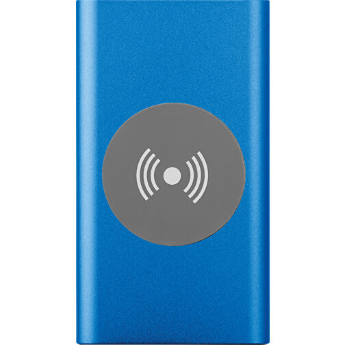 Power&Wireless , königsblau, Aluminium, 12,00cm x 0,90cm x 6,50cm (Länge x Höhe x Breite), Bild 2