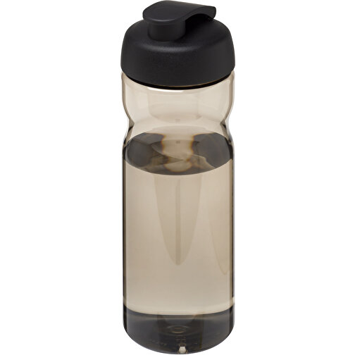 H2O Active® Base 650 Ml Sportflasche Mit Klappdeckel , kohle, PET Kunststoff, PP Kunststoff, 22,10cm (Höhe), Bild 1