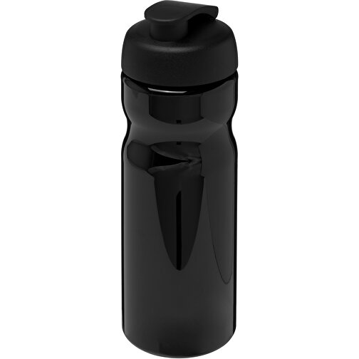 H2O Active® Base 650 Ml Sportflasche Mit Klappdeckel , schwarz, PET Kunststoff, PP Kunststoff, 22,10cm (Höhe), Bild 1