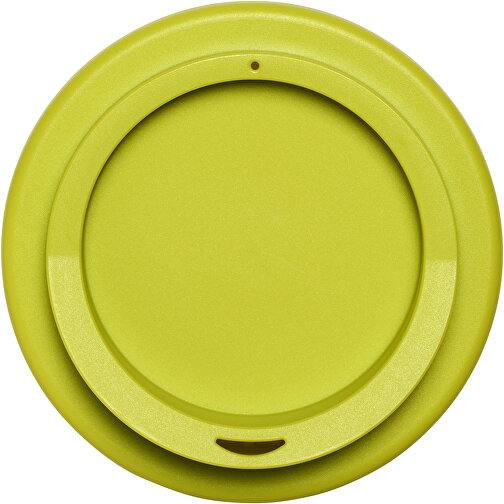 Americano® 350 Ml Isolierbecher Mit Schutzring , weiß / limone, PP Kunststoff, Silikon Kunststoff, 15,40cm (Höhe), Bild 3