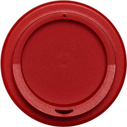 Americano® 350 Ml Isolierbecher Mit Schutzring , schwarz / rot, PP Kunststoff, Silikon Kunststoff, 15,40cm (Höhe), Bild 3