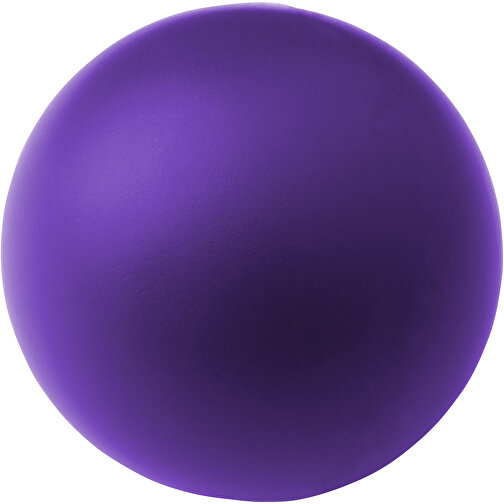Cool Runder Antistressball , lila, PU Kunststoffschaum, , Bild 1