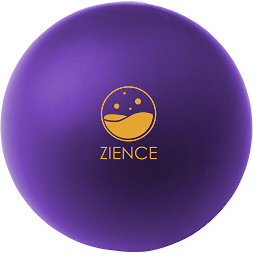 Cool Runder Antistressball , lila, PU Kunststoffschaum, , Bild 2