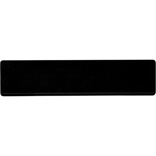Renzo 15 Cm Kunststofflineal , schwarz, GPPS Kunststoff, 15,80cm x 0,30cm x 3,70cm (Länge x Höhe x Breite), Bild 2