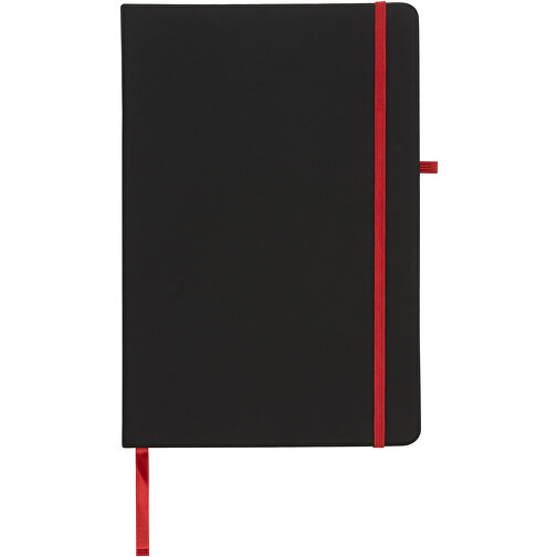 Noir A5 Notizbuch , schwarz / rot, PU Kunststoff, 21,00cm x 1,70cm x 14,30cm (Länge x Höhe x Breite), Bild 4