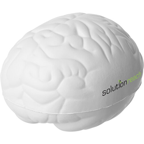 Barrie Antistress Gehirn , weiß, PU Schaum, 9,00cm x 5,30cm x 6,50cm (Länge x Höhe x Breite), Bild 2