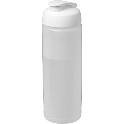 Baseline® Plus 750 Ml Flasche Mit Klappdeckel , transparent / weiß, HDPE Kunststoff, PP Kunststoff, 23,60cm (Höhe), Bild 1