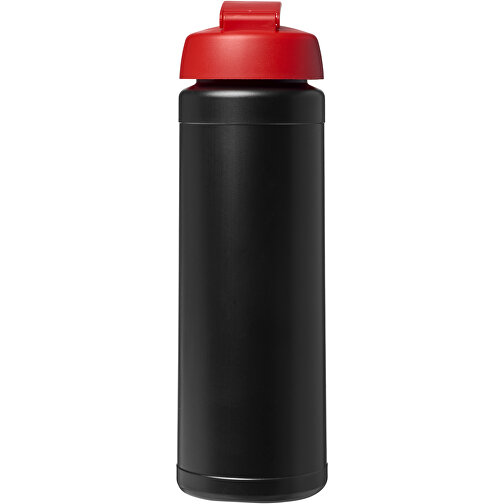 Baseline® Plus 750 Ml Flasche Mit Klappdeckel , schwarz / rot, HDPE Kunststoff, PP Kunststoff, 23,60cm (Höhe), Bild 4