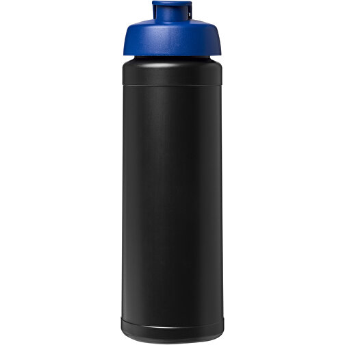 Baseline® Plus 750 Ml Flasche Mit Klappdeckel , schwarz / blau, HDPE Kunststoff, PP Kunststoff, 23,60cm (Höhe), Bild 3