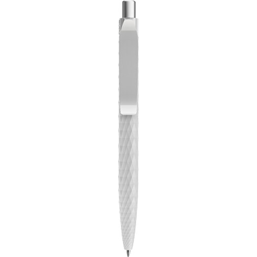 Prodir QS01 PMP Push Kugelschreiber , Prodir, zementgrau/silber satiniert, Kunststoff/Metall, 14,10cm x 1,60cm (Länge x Breite), Bild 1