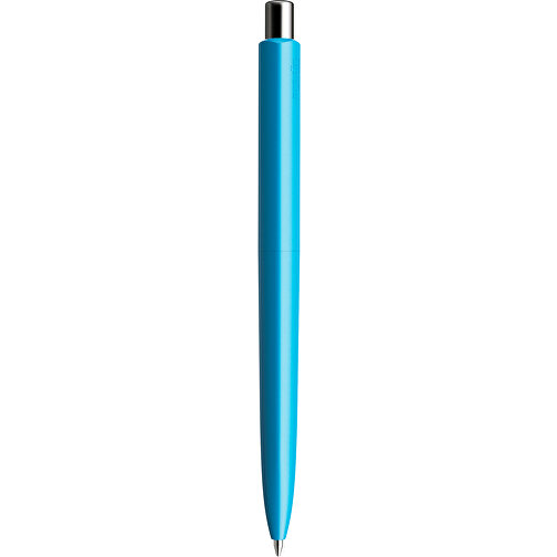 Prodir DS8 PSM Push Kugelschreiber , Prodir, cyanblau/silber poliert, Kunststoff/Metall, 14,10cm x 1,50cm (Länge x Breite), Bild 3