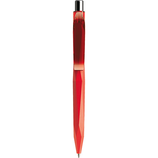 Prodir QS20 PRT Push Kugelschreiber , Prodir, rot / silber poliert, Kunststoff/Metall, 14,10cm x 1,60cm (Länge x Breite), Bild 1