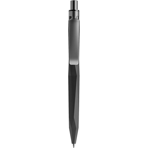 Prodir QS20 Soft Touch PRS Push Kugelschreiber , Prodir, schwarz / graphit satiniert, Kunststoff/Metall, 14,10cm x 1,60cm (Länge x Breite), Bild 1