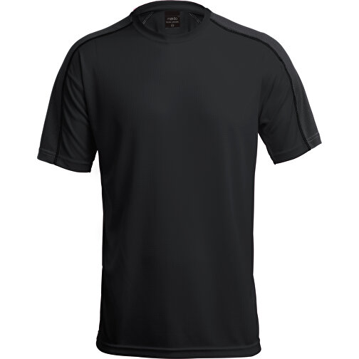 Kinder T-Shirt TECNIC DINAMIC , schwarz, 100% Polyester 125 g/ m2, 6-8, , Bild 1