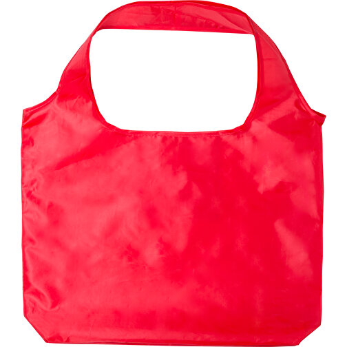 Faltbare Tasche KARENT , rot, Polyester 190T, 46,00cm x 8,00cm x 33,00cm (Länge x Höhe x Breite), Bild 1