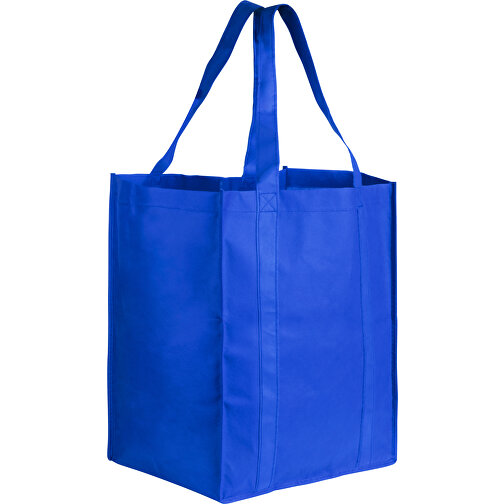 Tasche SHOP XL , blau, Non-Woven, 33,00cm x 25,00cm x 38,00cm (Länge x Höhe x Breite), Bild 1
