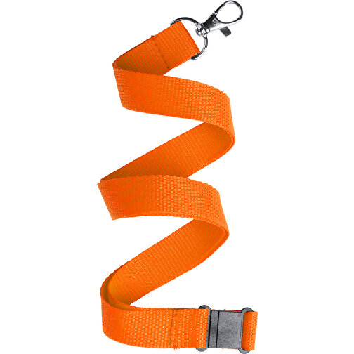 Schlüsselband KAPPIN , orange, Polyester, 2,00cm x 50,00cm (Länge x Breite), Bild 1