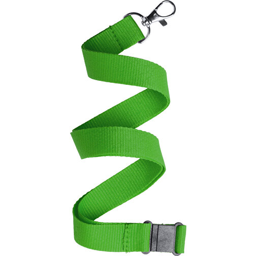 Schlüsselband KAPPIN , grün, Polyester, 2,00cm x 50,00cm (Länge x Breite), Bild 1